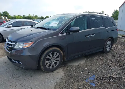 2015 Honda Odyssey Ex-L from USA, damaged, VIN 5FNRL5H64FB013820